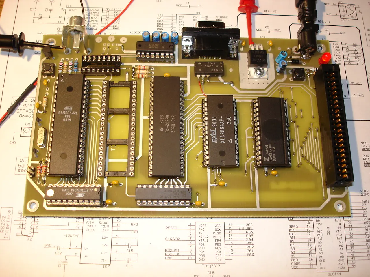First PCB - A-ONE Apple-1 Replica